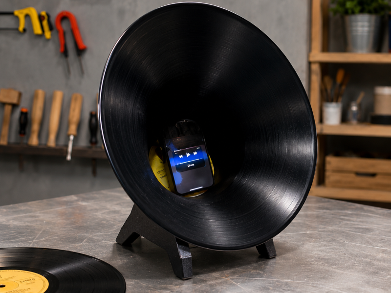 Schallplatten_Lautsprecher