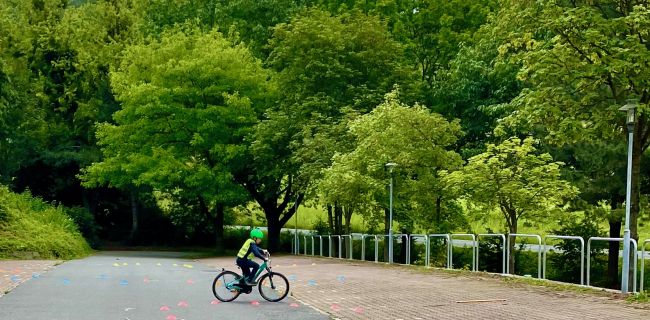 Fahrradparkour