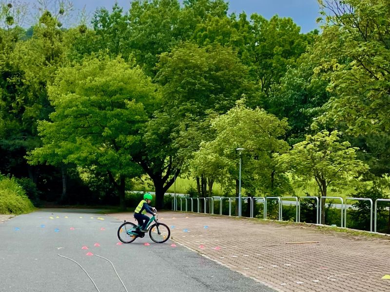 Fahrradparkour